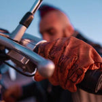 GUANTES CUERO CAFE RACER